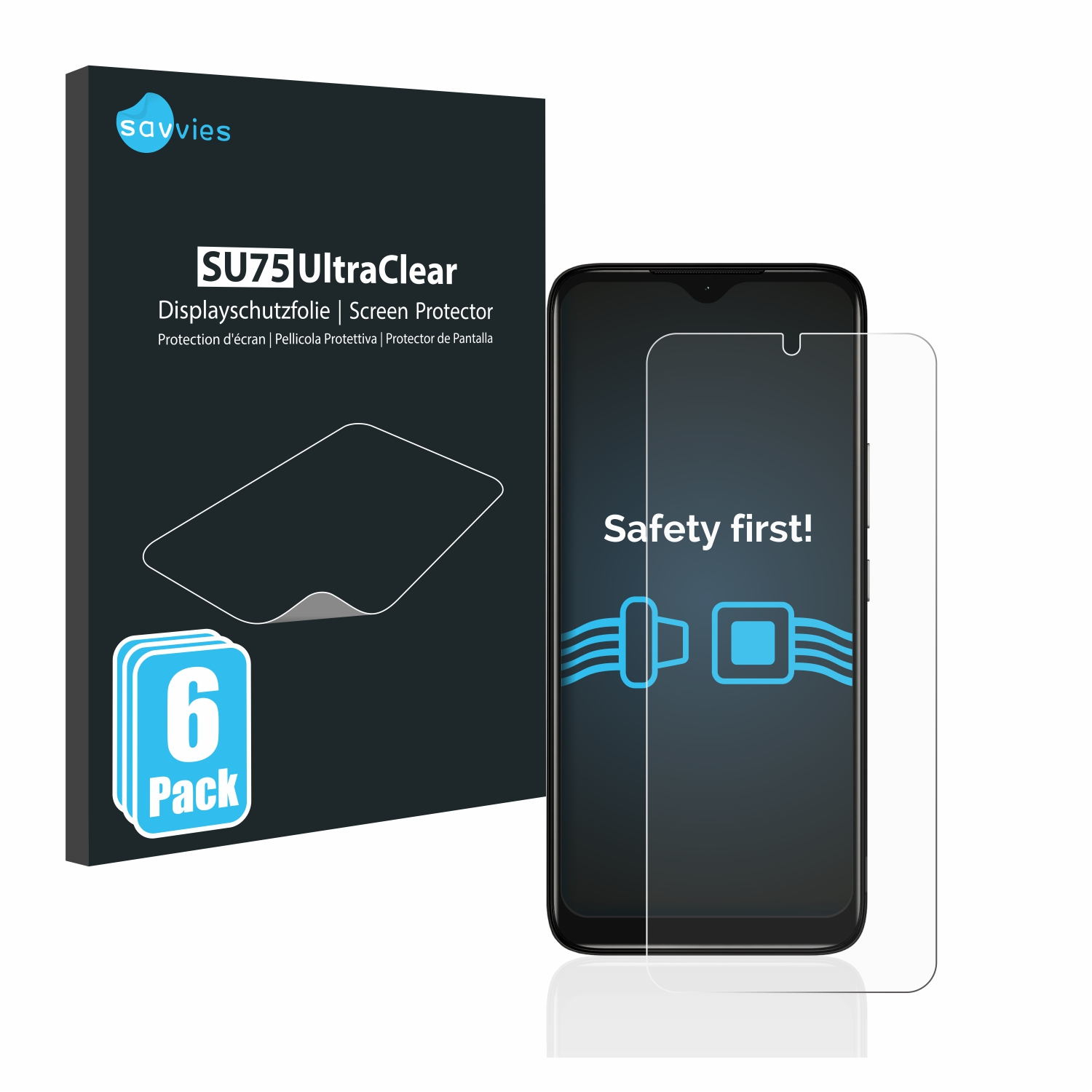 SAVVIES 6x klare C12 Pro) Schutzfolie(für Nokia