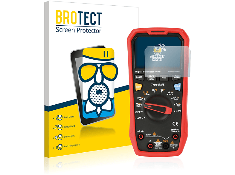 BROTECT Airglass matte Schutzfolie(für Uni-T UT161D) | Schutzfolien & Schutzgläser