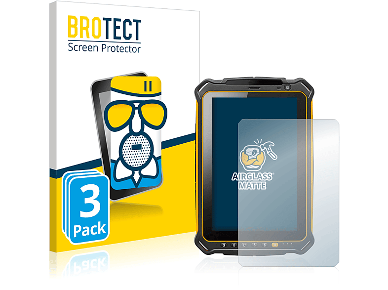 BROTECT 3x Airglass matte Schutzfolie(für i.safe MOBILE IS930.M1)