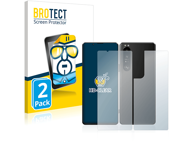 1 klare Schutzfolie(für BROTECT 2x Sony III Xperia 5G)
