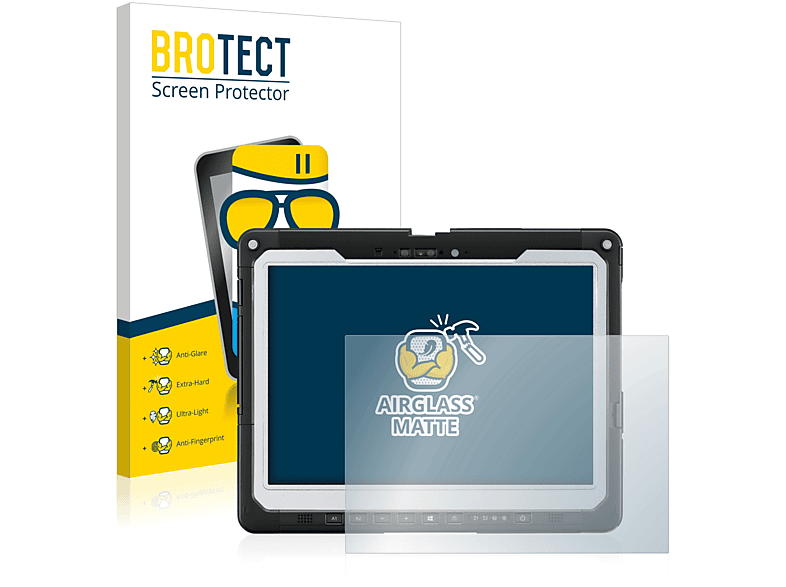 BROTECT Airglass matte Schutzfolie(für Panasonic Toughbook 33 Detachable) | Tabletschutzfolien