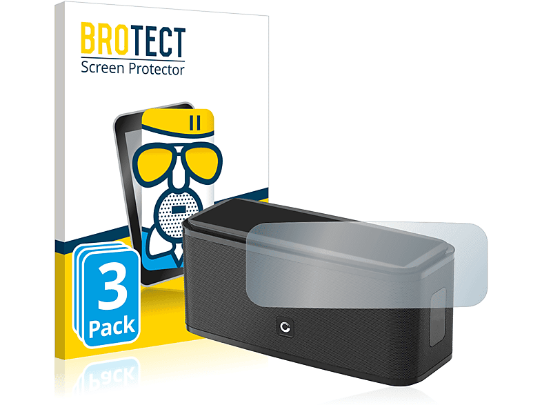 BROTECT 3x Airglass matte Schutzfolie(für Doss SoundBox)