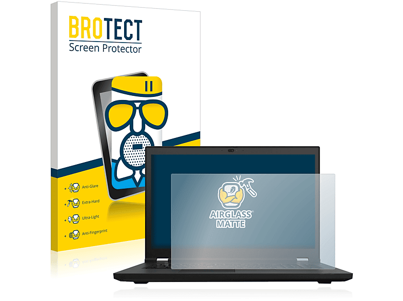 BROTECT Airglass matte Schutzfolie(für Lenovo Gen 2) P17 ThinkPad