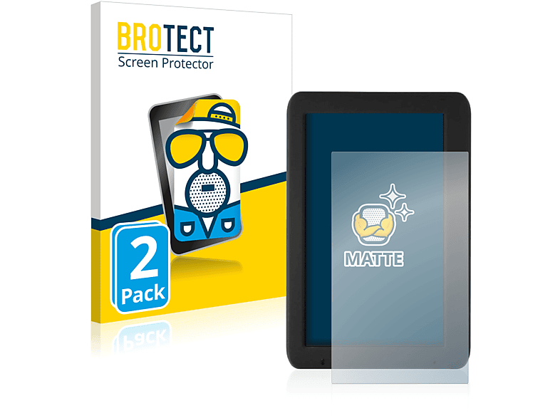 BROTECT 2x matte Schutzfolie(für Naviter Oudie 4) | Navi-Taschen & -Schutzfolien