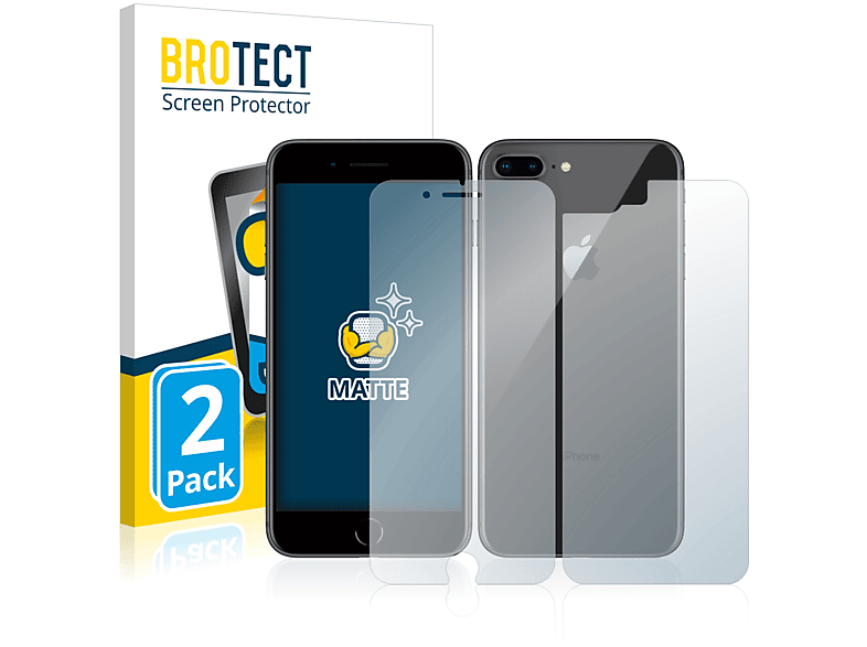 Schutzfolie(für Plus) 2x matte 8 iPhone BROTECT Apple