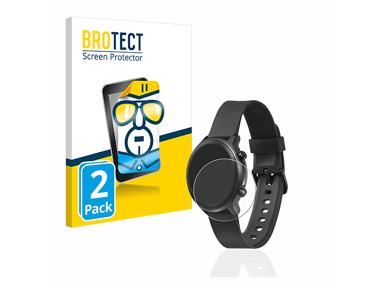 klare BROTECT Watch) Doro 2x Schutzfolie(für