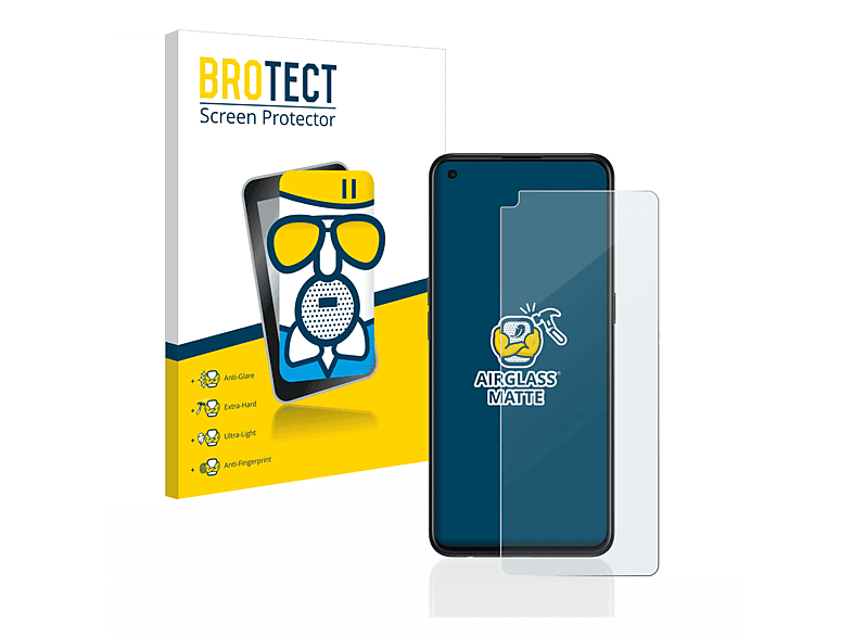 BROTECT Airglass matte Schutzfolie(für Oppo Find X3 Lite)