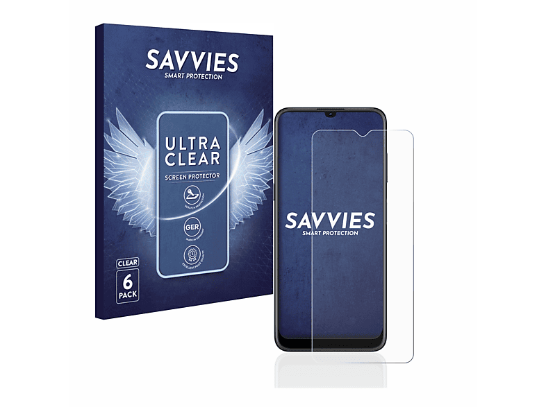 SAVVIES 6x klare Nokia G21) Schutzfolie(für