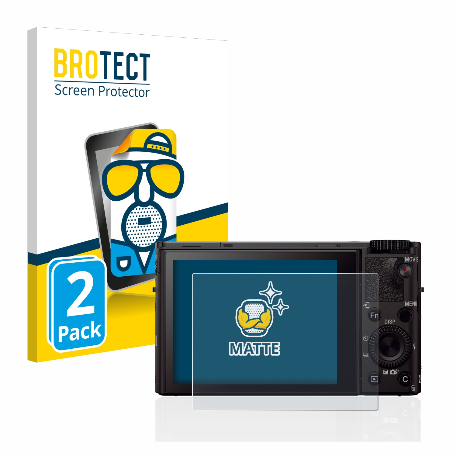 BROTECT 2x matte Schutzfolie(für Sony DSC-RX100 Cyber-Shot III)