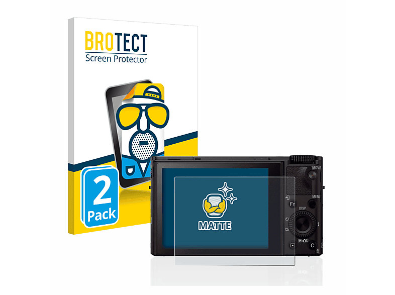 BROTECT 2x matte Schutzfolie(für Sony III) Cyber-Shot DSC-RX100