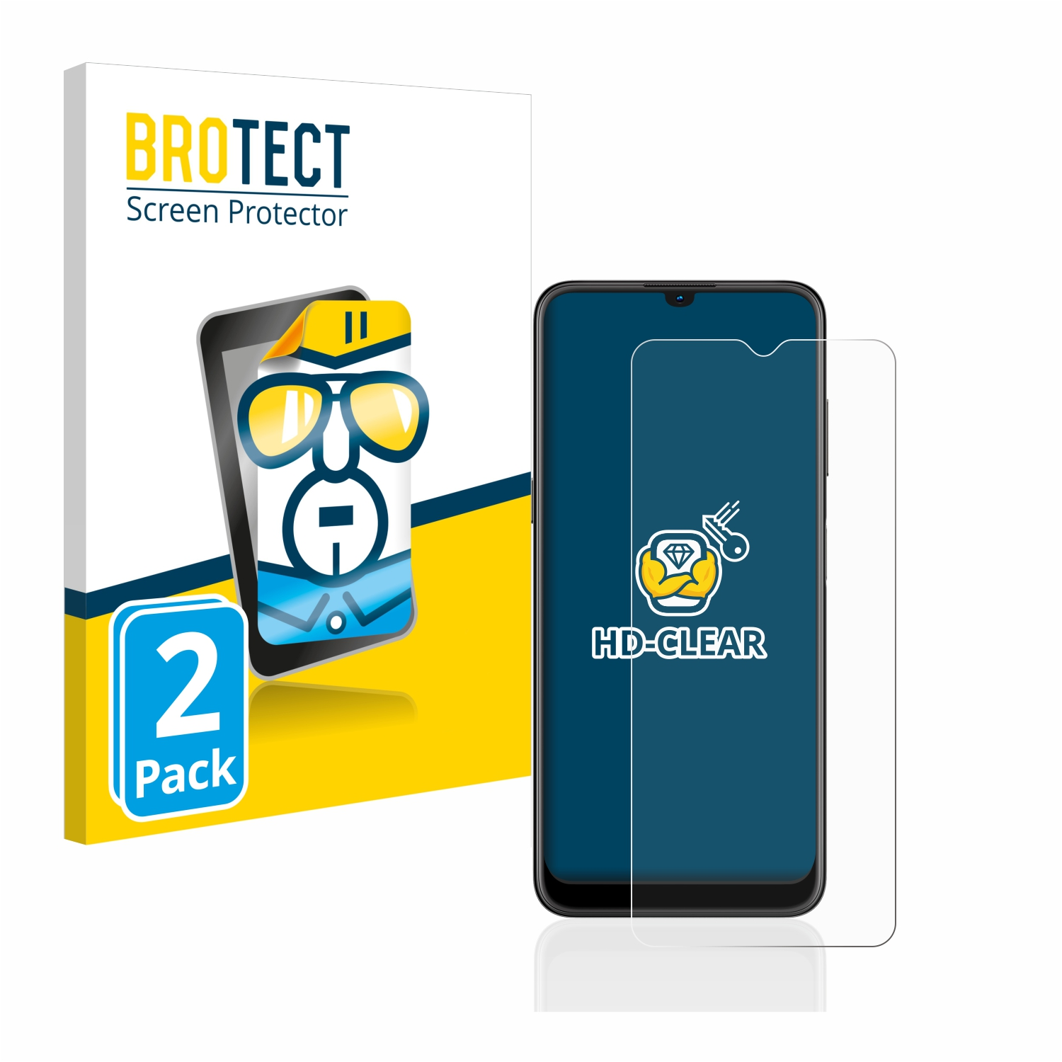 BROTECT 2x klare G21) Nokia Schutzfolie(für