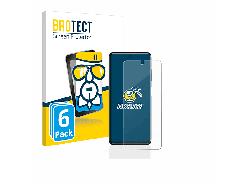 BROTECT 6x Airglass klare Schutzfolie(für X3 Xiaomi NFC) Poco