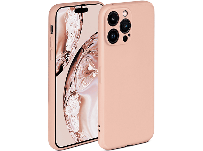 ONEFLOW Soft Case, Backcover, Apple, iPhone 14 Pro, Sand Rosé