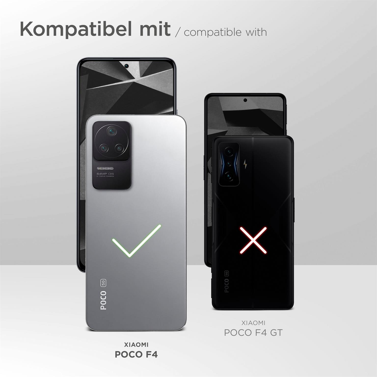 Poco F4, MOEX Backcover, Handykette, Regenbogen Xiaomi,