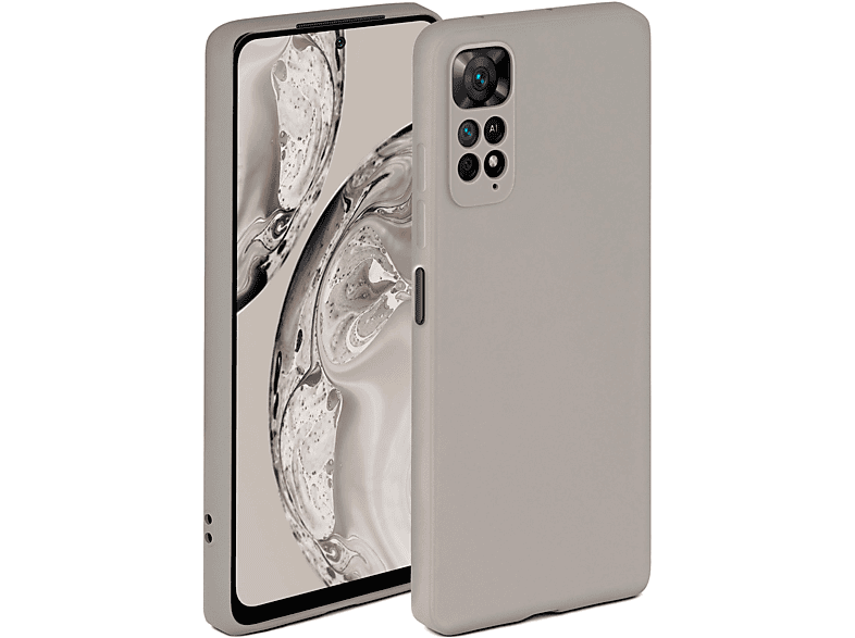 ONEFLOW Soft Case, Backcover, Xiaomi, Redmi Note 11 Pro, Taupe