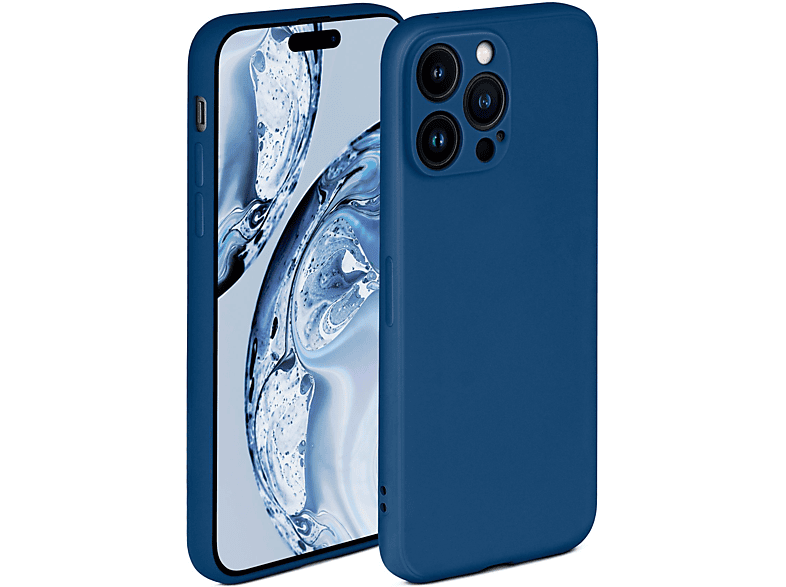 ONEFLOW Soft Case, Backcover, Apple, Pro, iPhone 14 Horizontblau