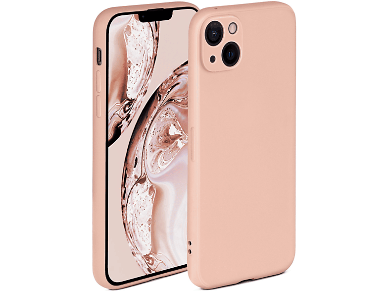 Case, iPhone Rosé Soft Apple, Backcover, Sand 14, ONEFLOW