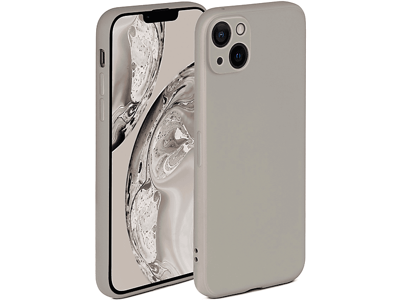ONEFLOW Soft Plus, Apple, Taupe iPhone 14 Case, Backcover,