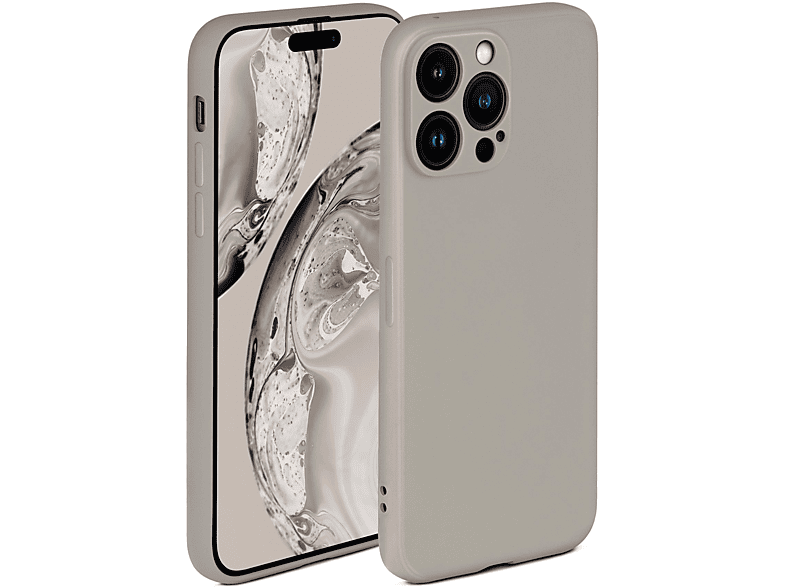 Pro, Case, ONEFLOW Apple, Soft Backcover, Taupe iPhone 14