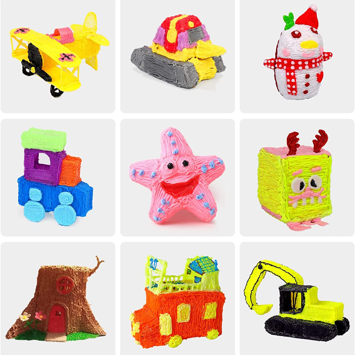 KIND JA 3D 3D Lustiges für Drucker Erwachsene, Kinder 3D DIY Graffiti, Spielzeug und Stift, Drucker