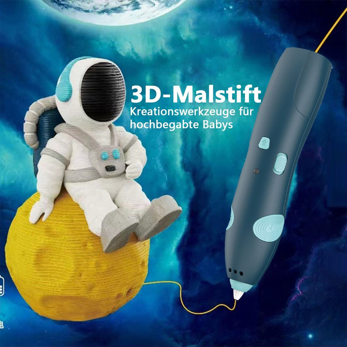 Erwachsene,Lustige 3D 3D KIND 3D Drucker und Stift,für Kinder JA Kindheits-\