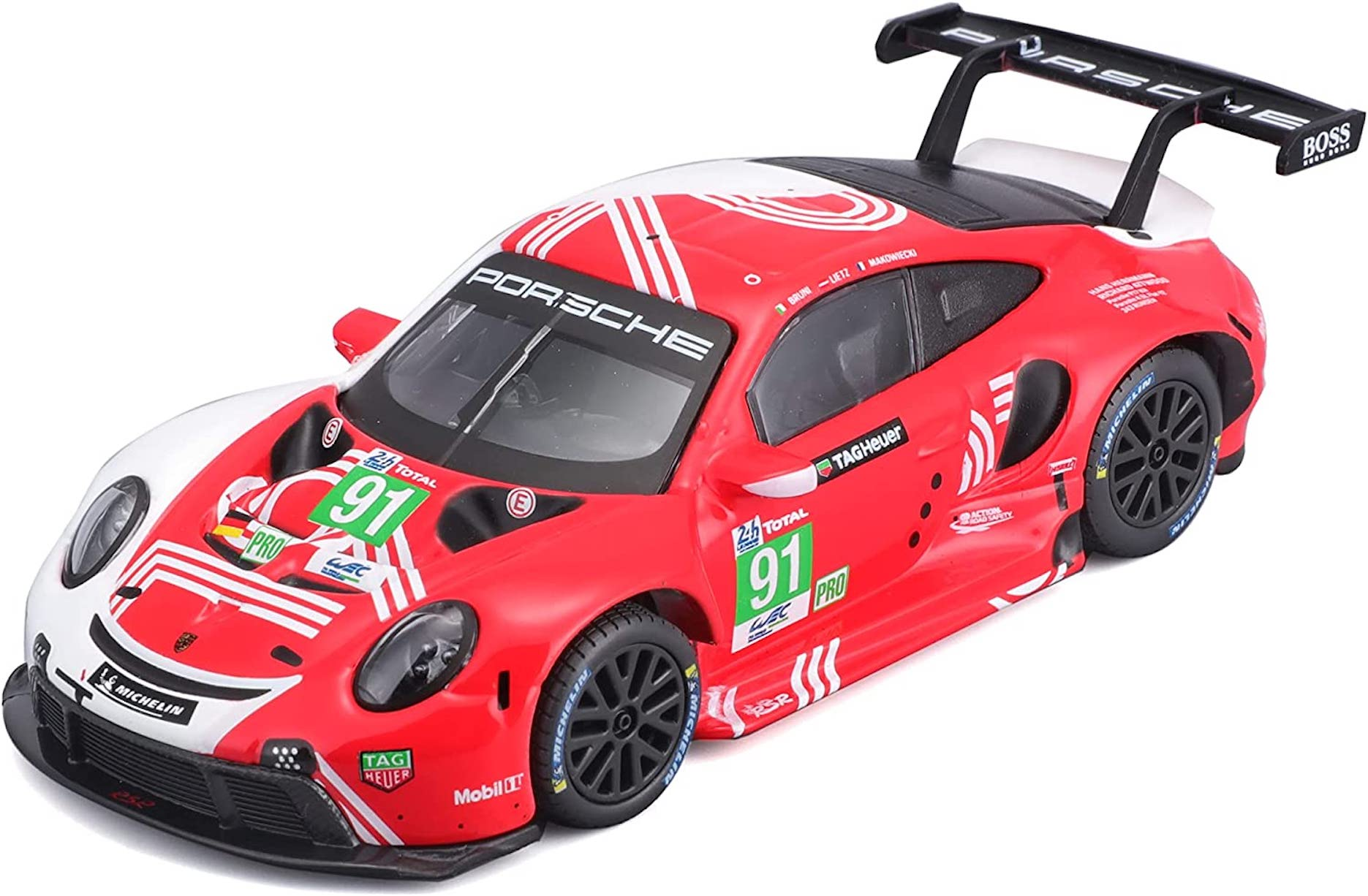 911 RSR LeMans \'20 Maßstab Porsche - (rot, - Spielzeugauto 18-38308 Modellauto 1:43) BBURAGO