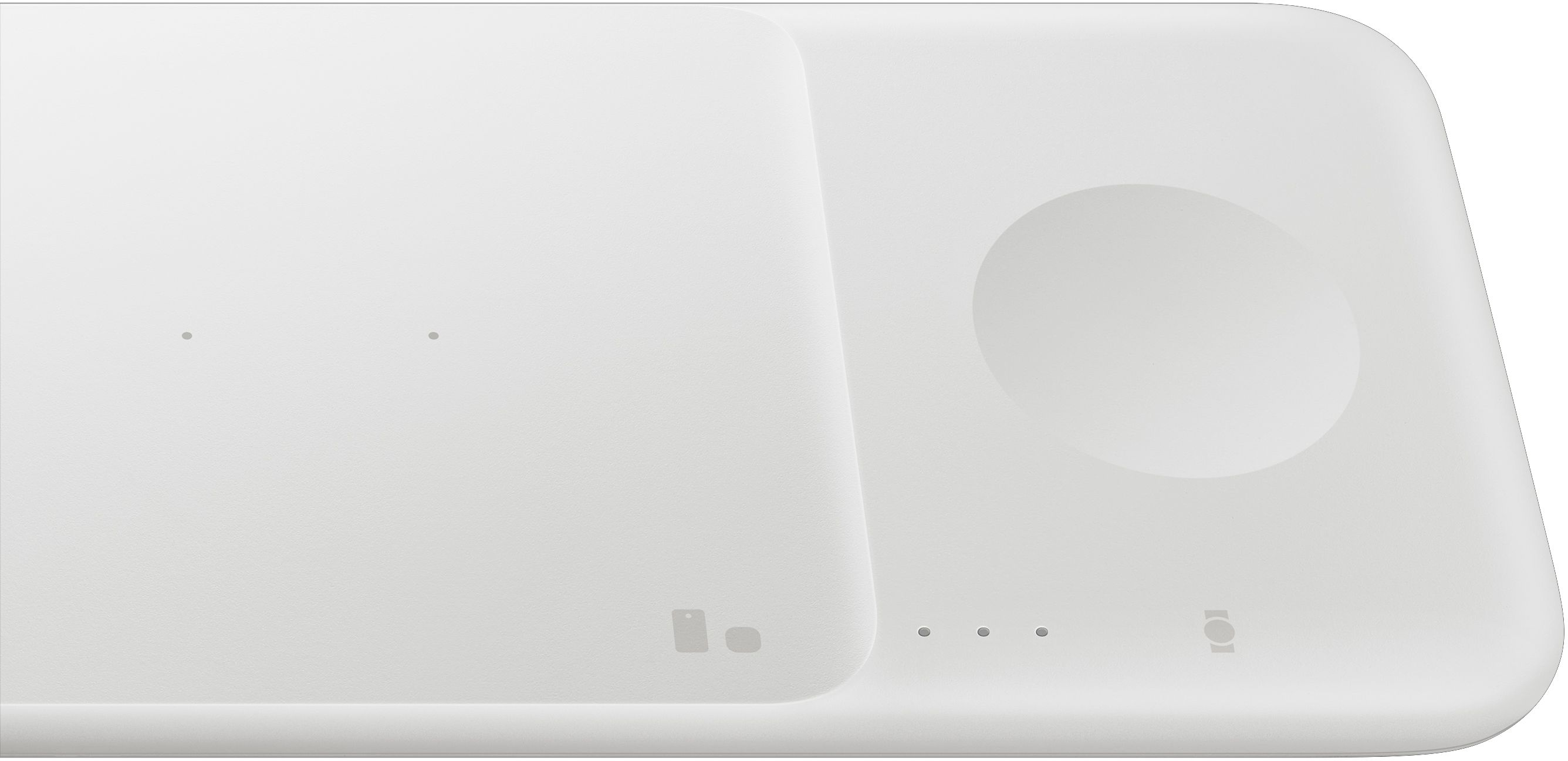 SAMSUNG Wireless Ladegerät Trio Pad & Ladegeräte Apple, Weiß Kabel - Weiß