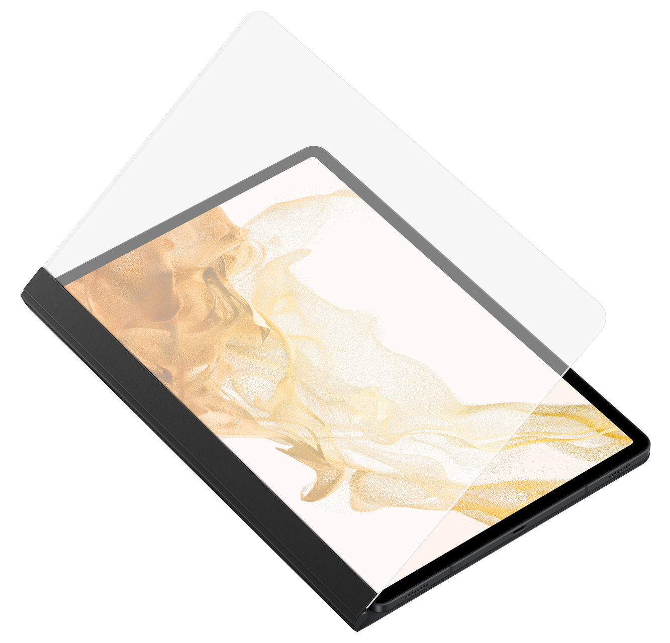 Schwarz Polycarbonaat, Note - Plus SAMSUNG Tablethülle Ansicht Case - Cover Backcover Schwarz für Tab S8 Galaxy Samsung