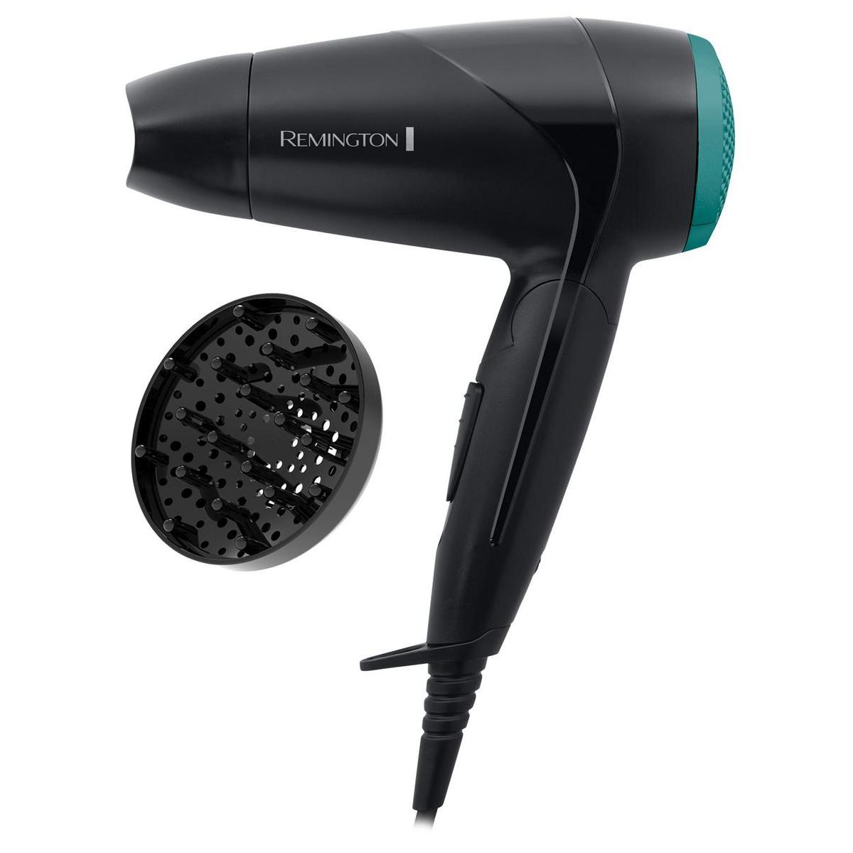 Secador de Pelo - Compact REMINGTON, 2000 W, 3 niveles temperatura, No aplicable