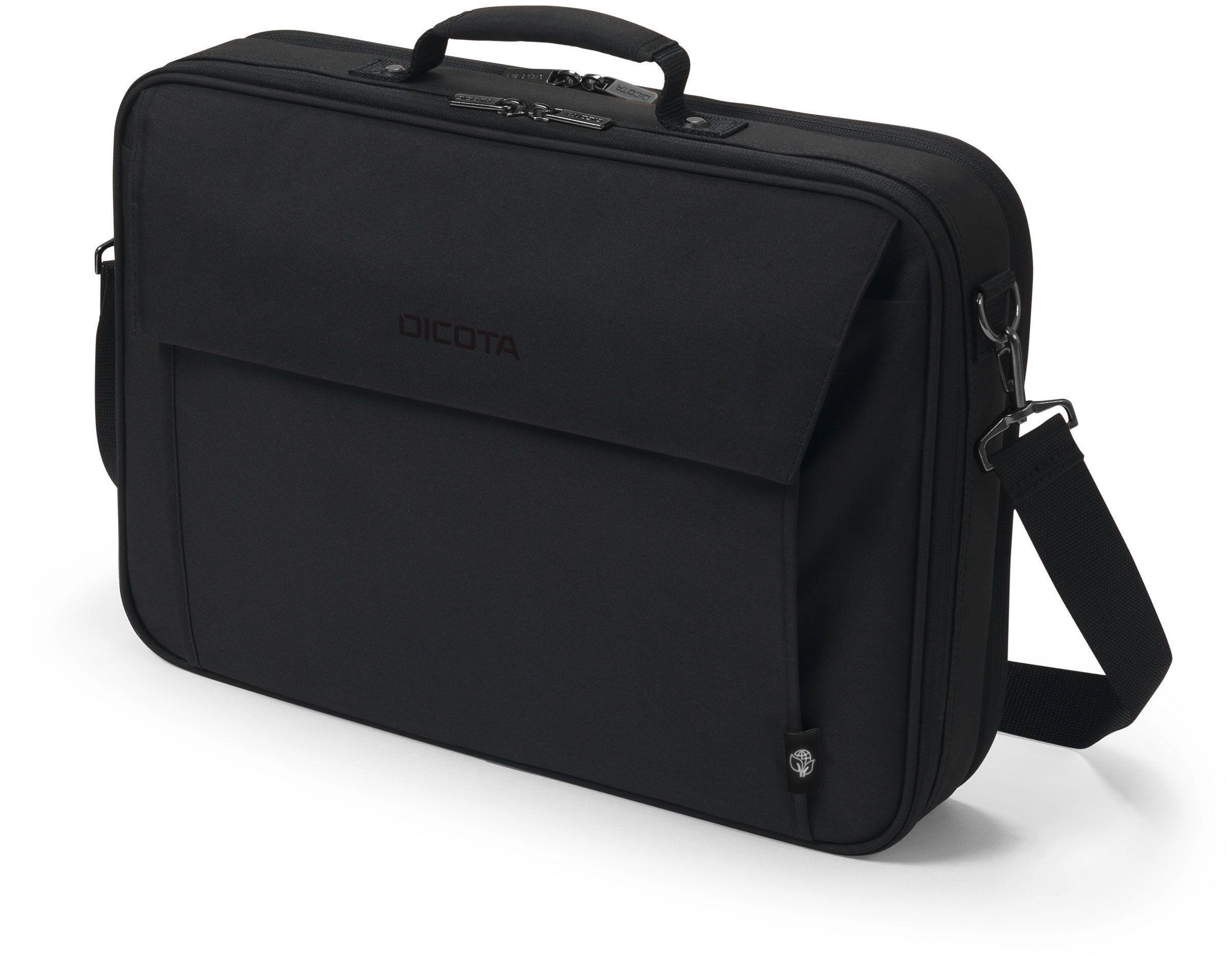 DICOTA Eco Multi Plus recycled für Universal Aktentasche BASE PET, Schwarz Notebooktasche