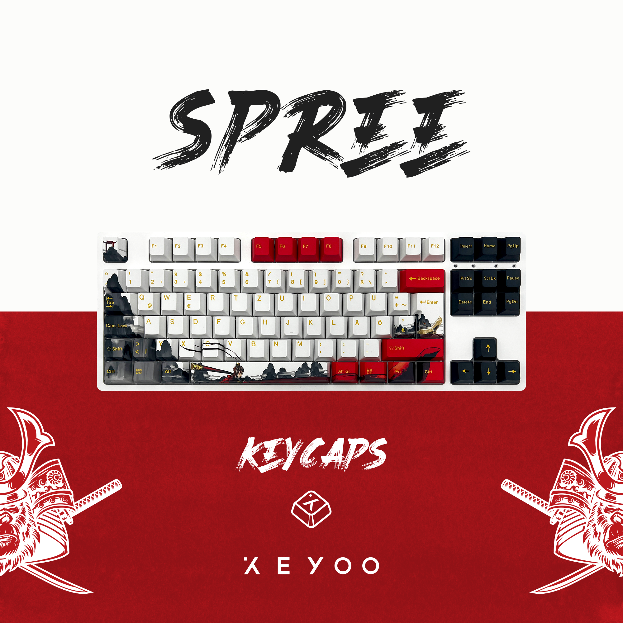 KEYOO Spree, Keycap-Set, Mechanisch