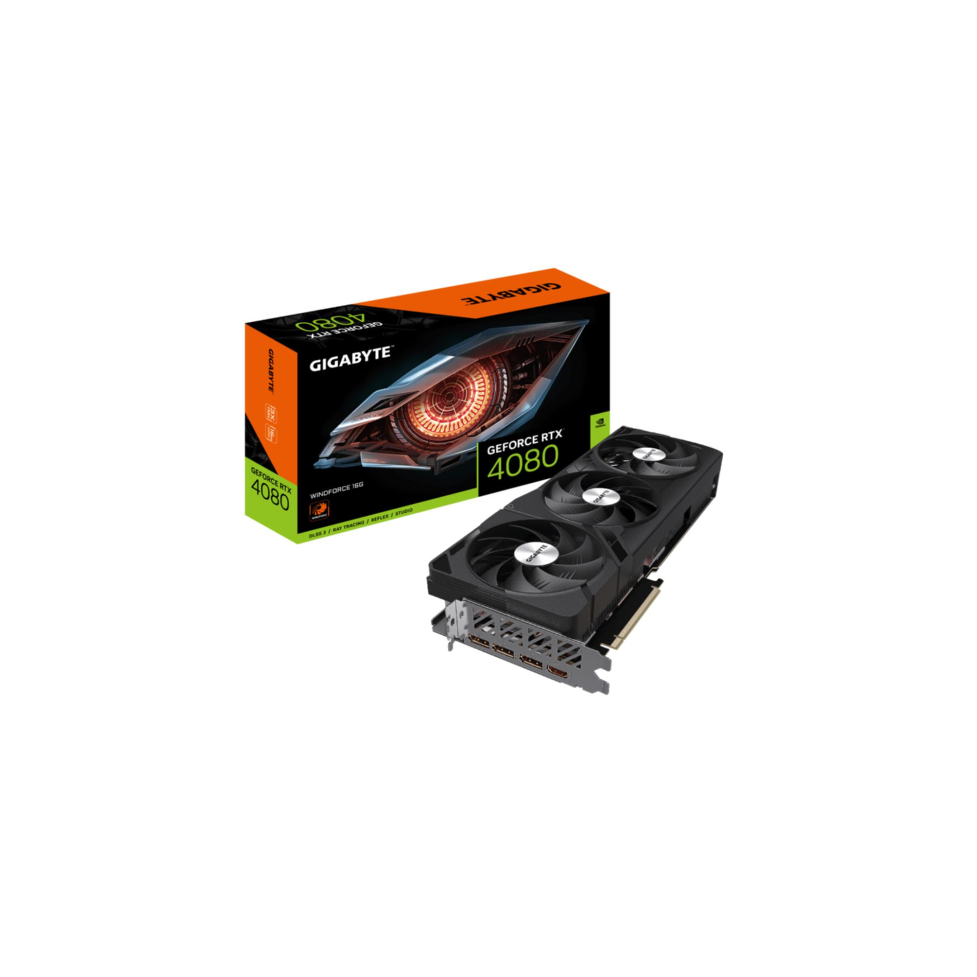 GIGABYTE GV-N4080WF3-16GD Grafikkarte) (NVIDIA,