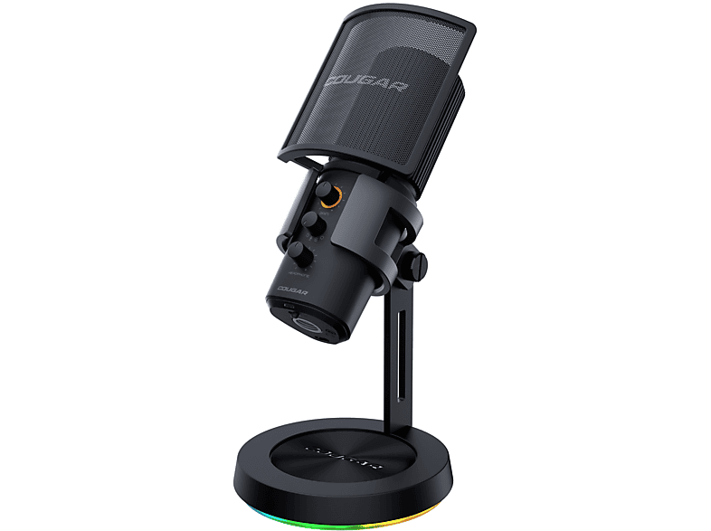 Mikrofon, Schwarz Screamer-X COUGAR Streaming