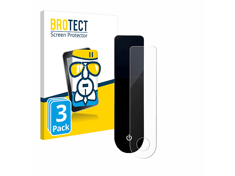BROTECT 3x Airglass klare Schutzfolie(für Xiaomi Mi 3 E-Scooter)