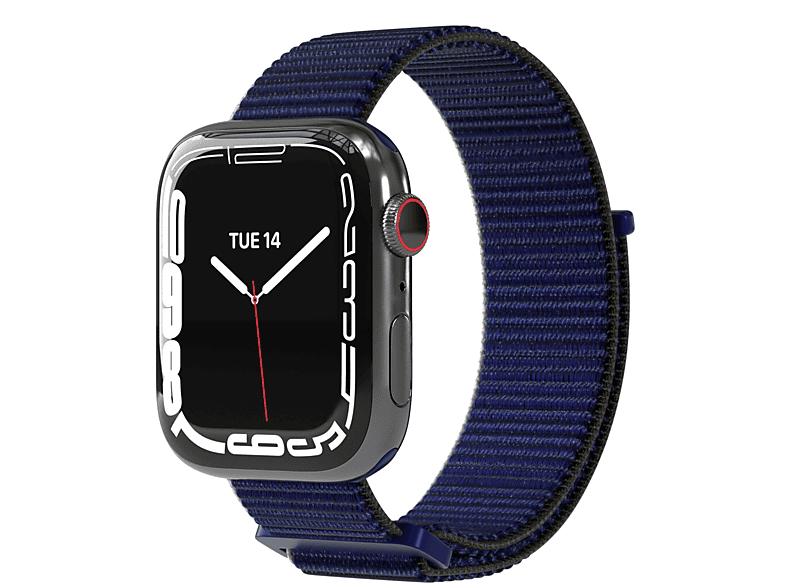 Series Dunkel Armband Watch Blau CASE 9/8/7/6/5/4/3/2/1; Apple, 1+2, EAZY Nylon Watch 42mm/44mm/45mm/49mm, Ultra Watch SE; Ersatzarmband,