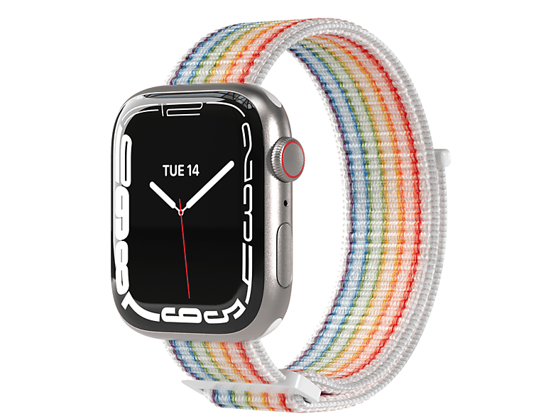 Series Nylon SE, 9/8/7/6/5/4/3/2/1; Rainbow Ersatzarmband, EAZY Armband Apple, CASE Watch Watch 38mm/40mm/41mm,