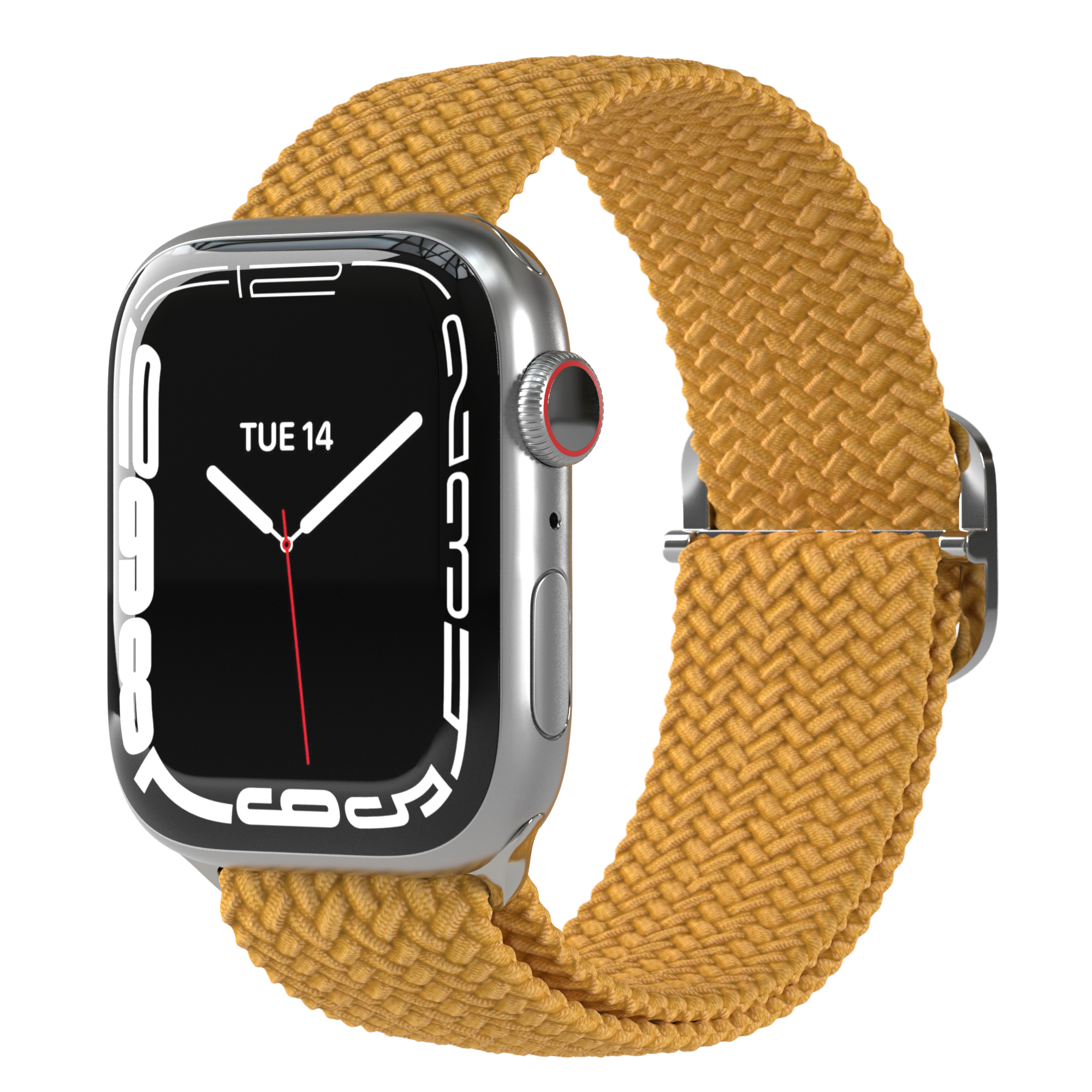 EAZY CASE Stoffarmband Series SE, 9/8/7/6/5/4/3/2/1; Gelb Watch Watch Apple, Ersatzarmband, 38mm/40mm/41mm