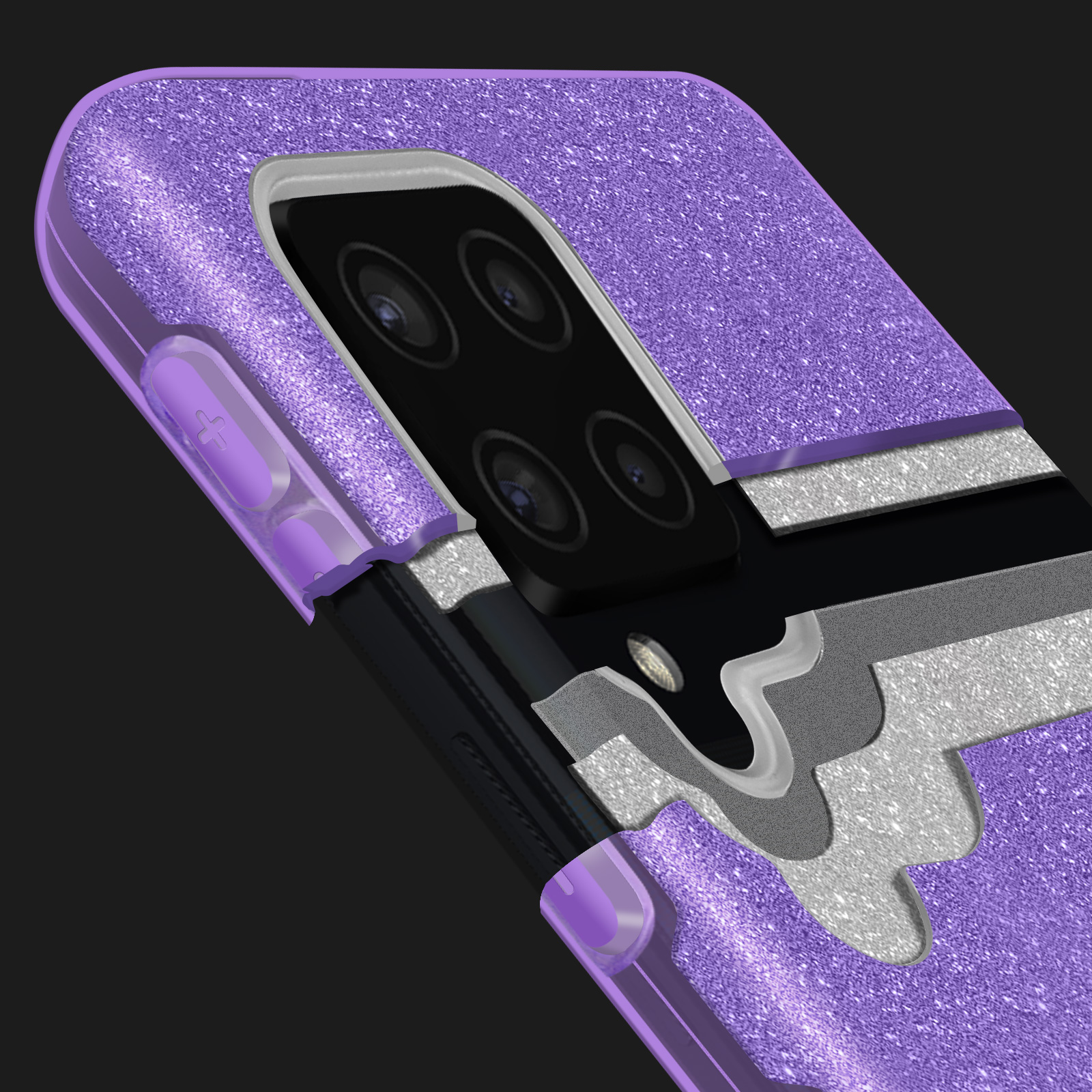 Backcover, Samsung, Violett AVIZAR A42, Papay Series, Galaxy