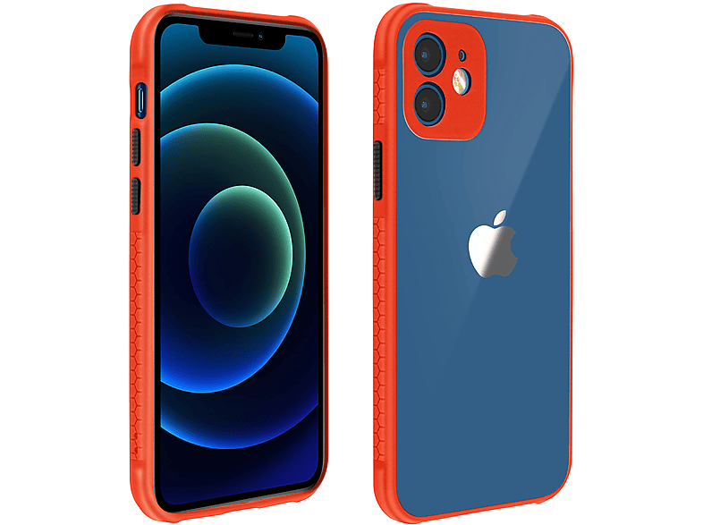 AVIZAR Pear Series, Backcover, Apple, iPhone 12 Pro, Rot