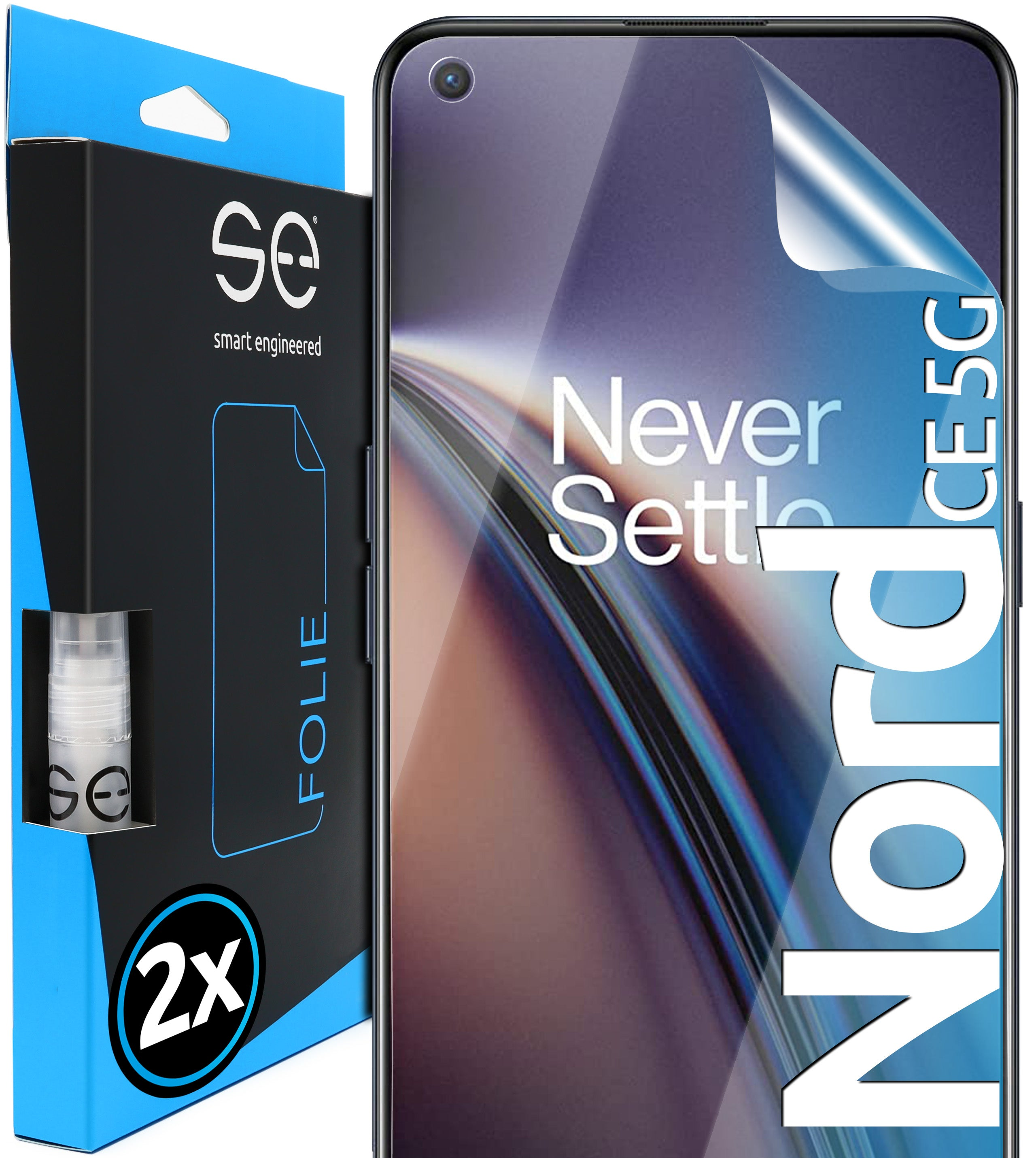 SMART CE Nord ENGINEERED OnePlus se® Schutzfolie(für 5G) 2x