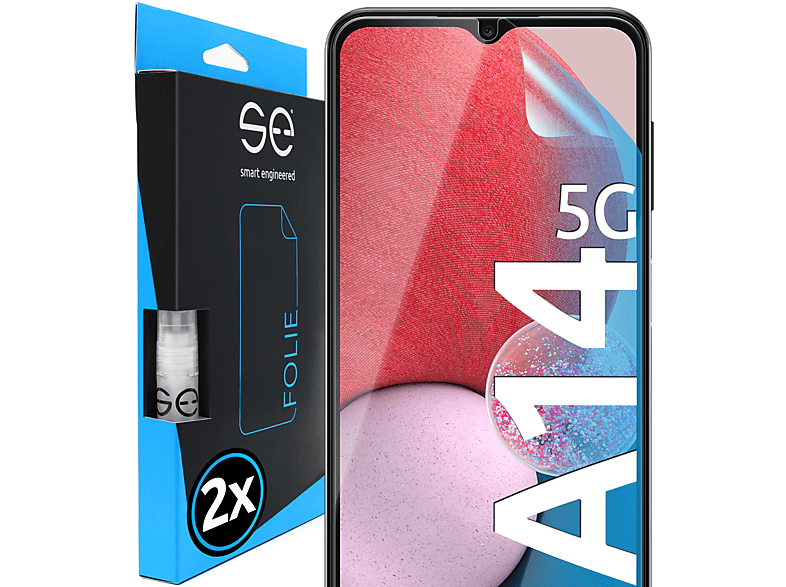 2x Schutzfolie(für se® Samsung ENGINEERED 5G) SMART A14 Galaxy