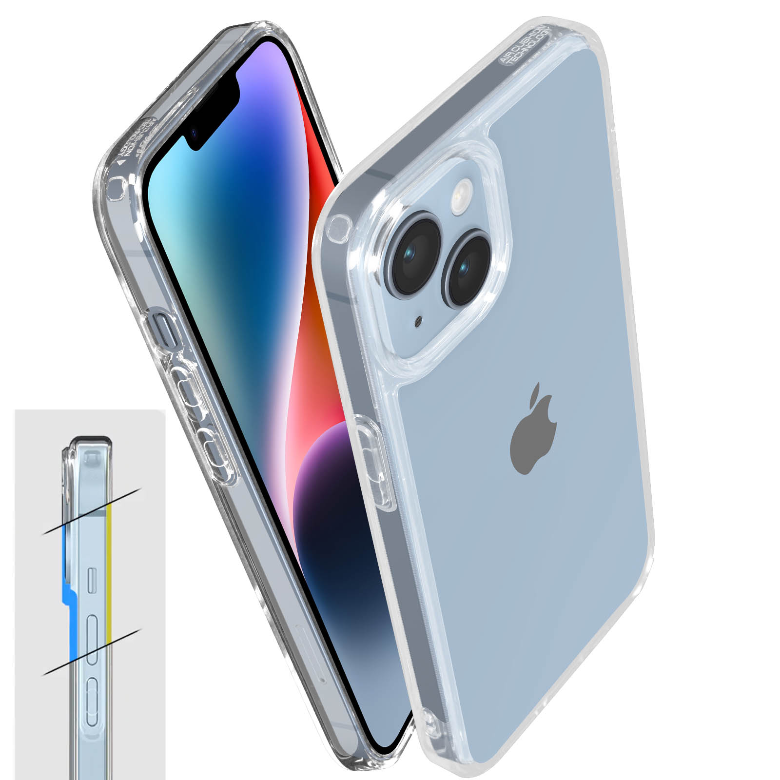 Ultra 14, iPhone Hybrid, Apple, SPIGEN Grau Backcover,