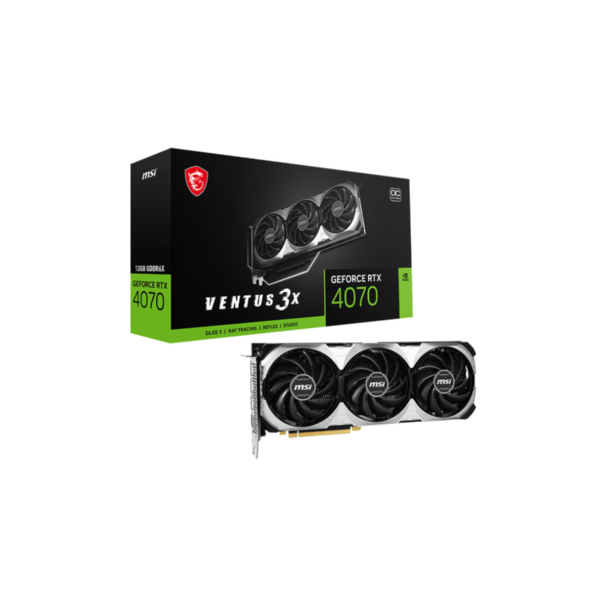 MSI RTX 4070 VENTUS 3X 12G OC Grafikkarte) (NVIDIA, GEFORCE