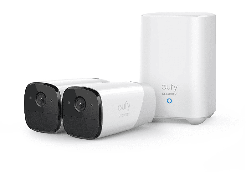 EUFY ANKER Eufy eufyCam 2 kit 2x1, Set mit 2 Kameras eufyCam 2 1080p + Home base, Auflösung Foto: HD