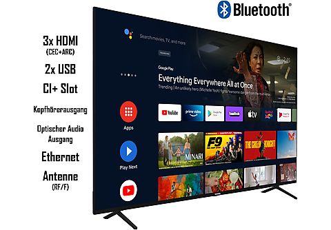 MediaMarkt TV TELEFUNKEN LED TV) SMART UHD | (Flat, 70 Zoll 177 4K, XU70AN660S cm, /