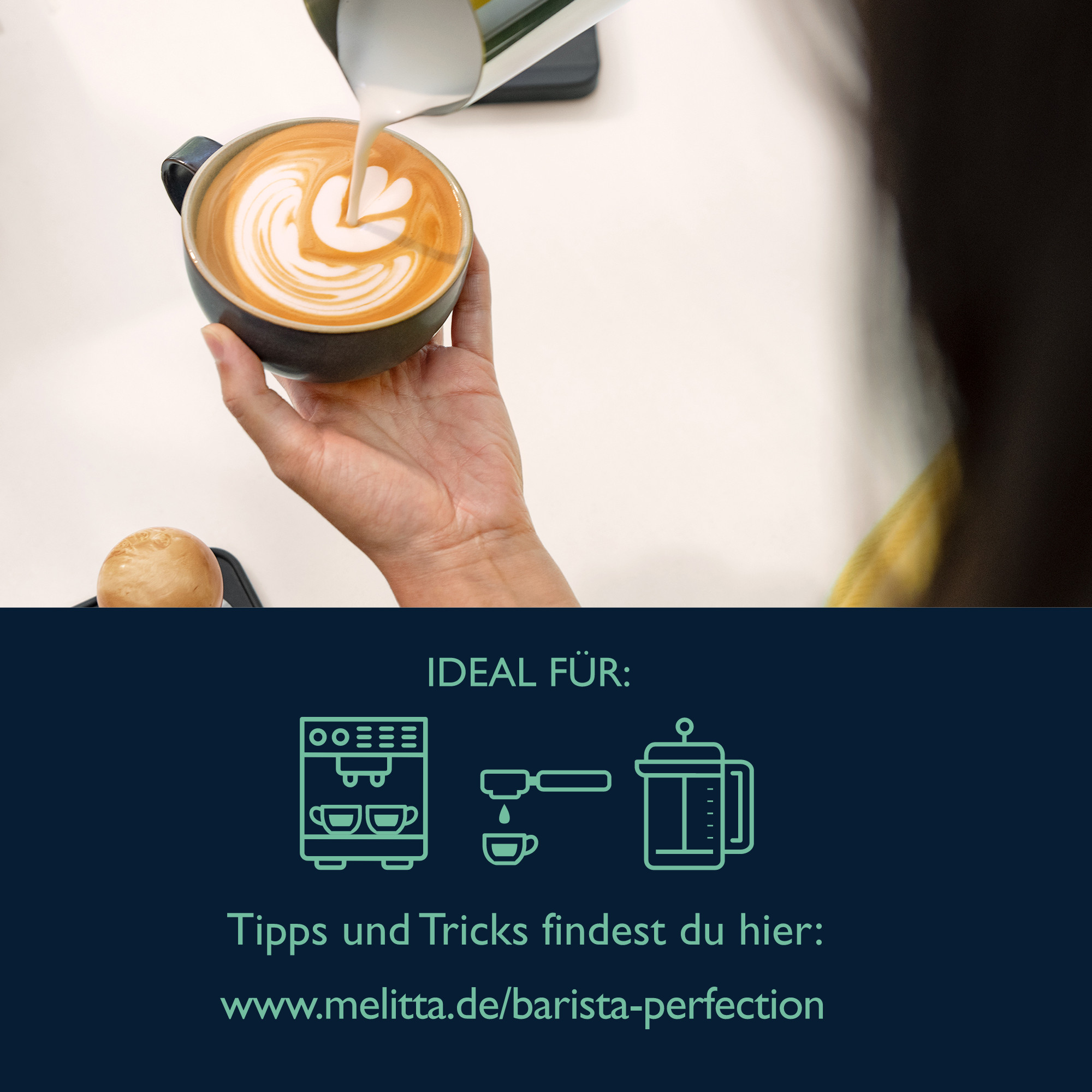 Perfection MELITTA Barista Kaffeebohnen Brasilien