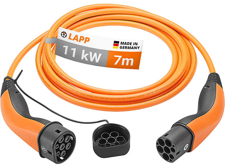 m kW, für Elektrofahrzeuge, Ladekabel MOBILITY Kabellänge: 11 LAPP 61790 7