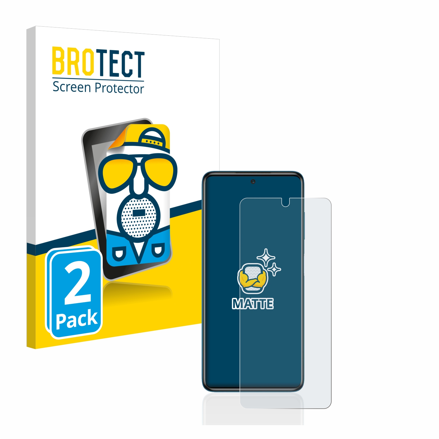 BROTECT 2x X3 NFC) Schutzfolie(für Xiaomi matte Poco