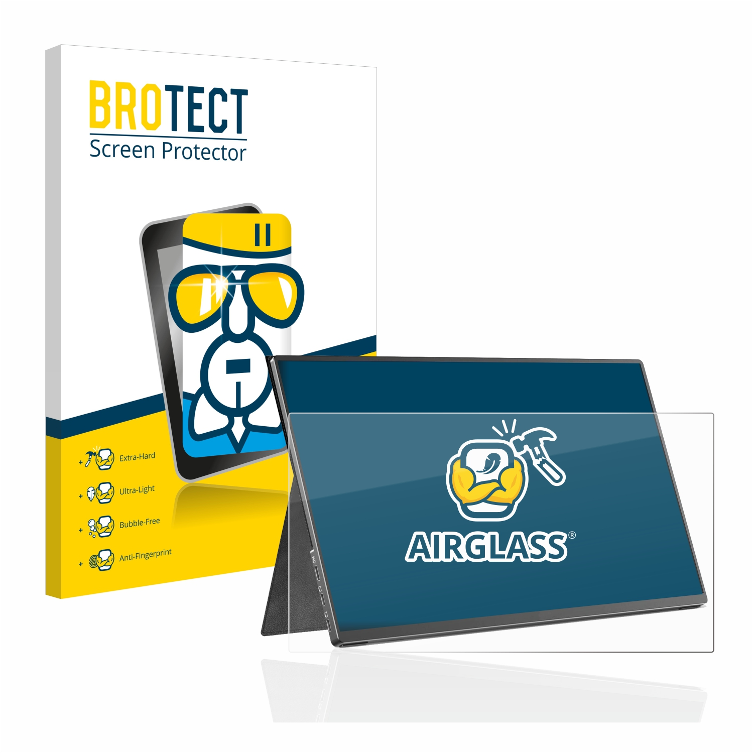 BROTECT Airglass Gamut Schutzfolie(für klare Arzopa ‎A1 15.6\