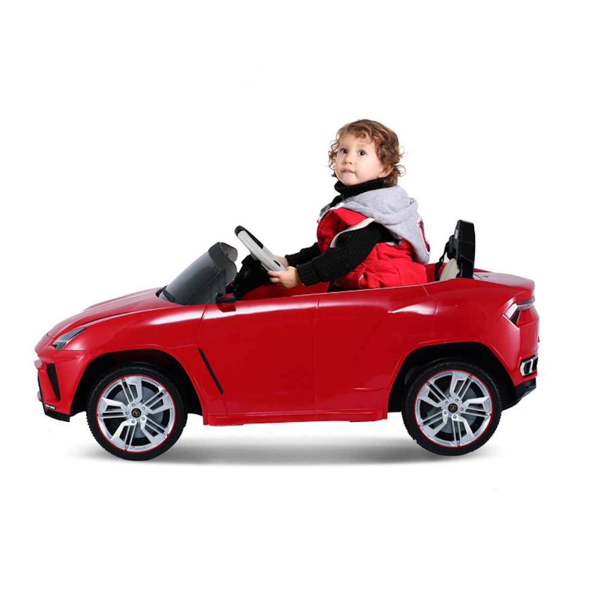 RASTAR Ride-On Elektroauto Lamborghini Kinder - Urus Spielzeugfahrzeug für (rot)